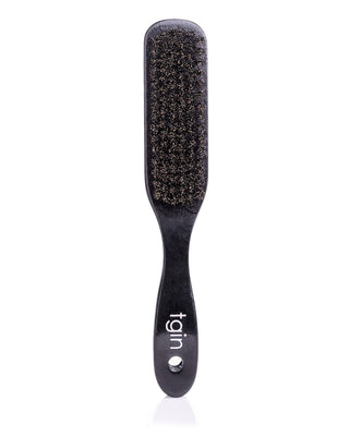 Style + Shine Boar Bristle Brush- Black