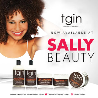 TGIN NATURAL HAIR PRODUCTS FOR DRY HAIR NOW IN 500+ SALLY BEAUTY STORES