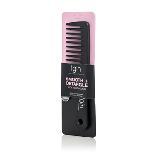 tgin Smooth and Detangle Wide Tooth Comb in its packaging