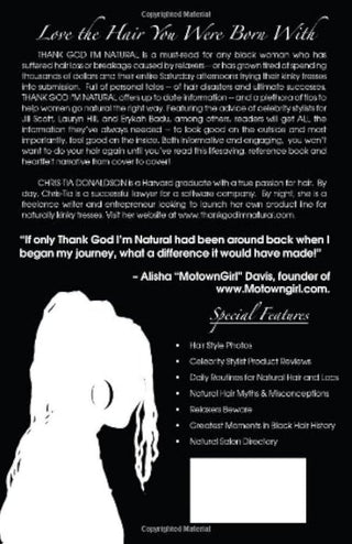 Love the Hair You Were Born With book back cover