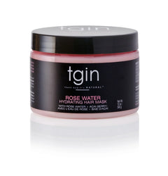 tgin Rose Water Hydrating Hair Mask jar
