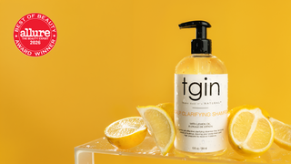 tgin Balance Collection Scalp Clarifying Shampoo with lemons and the Allure Best of Beauty 2026 award seal