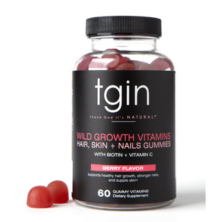 Wild Growth Vitamins Hair Skin + Nails Gummies (Drops)