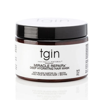 tgin Miracle RepaiRx Deep Hydrating Hair Mask jar, 12 oz