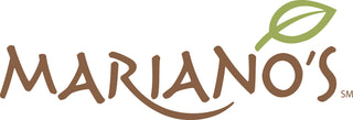Mariano's logo with a green leaf