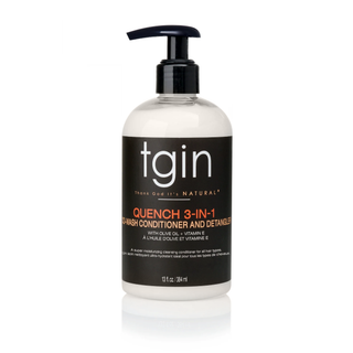 tgin Quench 3-N-1 Co-Wash Conditioner and Detangler pump bottle