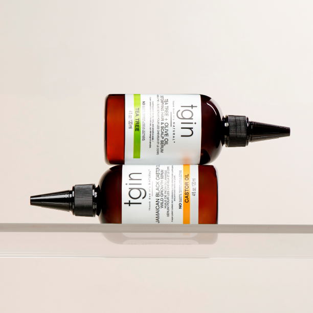Illustration of Hair Growth Serum With Tea Tree Oil