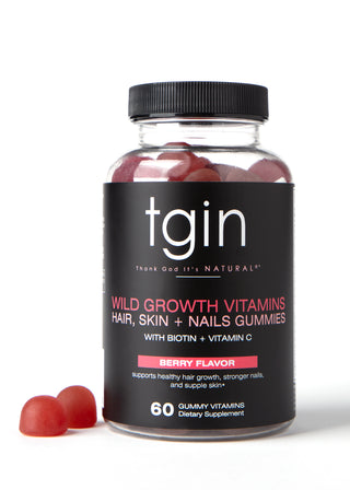 Wild Growth Vitamins Hair Skin + Nails Gummies (Drops)