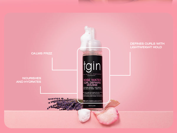 Rose Water Curl Defining Mousse – Thank God It's Natural