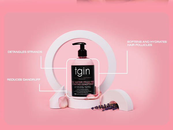 Rose Water Frizz Free Hydrating Conditioner – Thank God It's Natural
