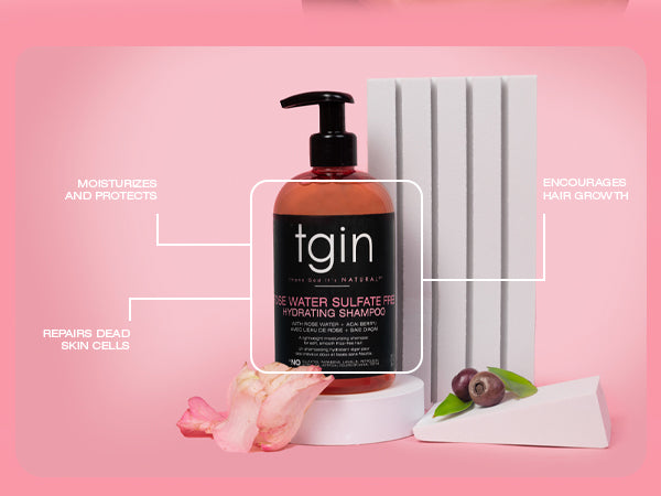 Rose Water Sulfate Free Hydrating Shampoo – Thank God It's Natural