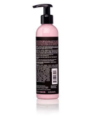 tgin Rose Water styling lotion bottle, back label