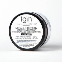 tgin Miracle RepaiRx Smooth and Protect Edge Control jar, extra hold